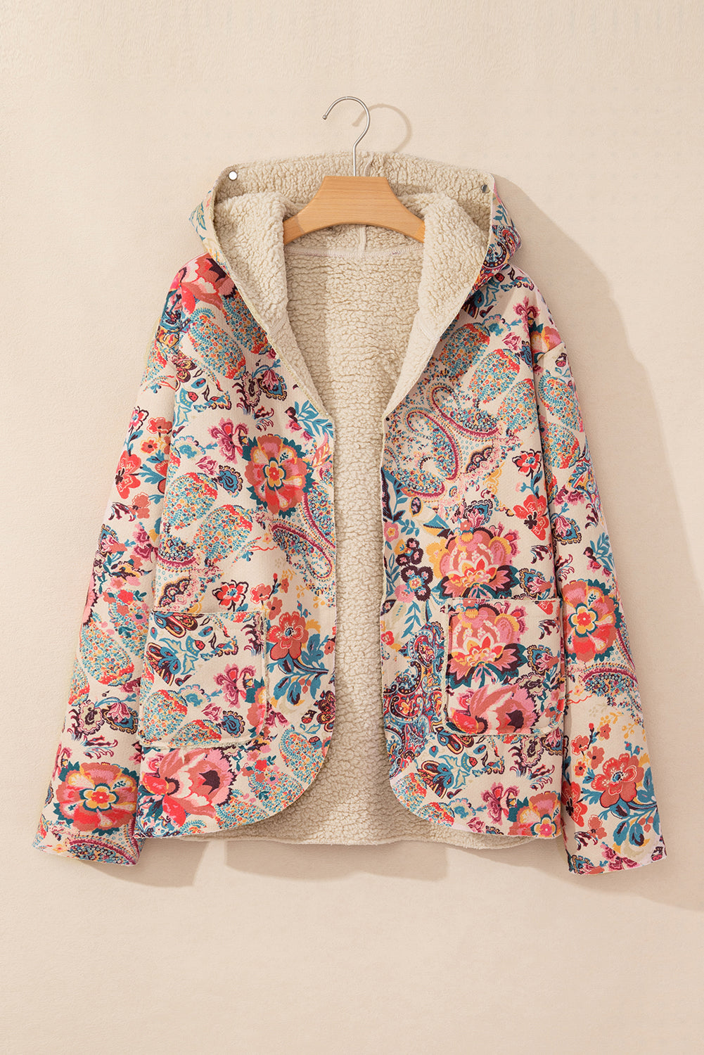 Botanical Bliss Fleece-Lined Hoodie