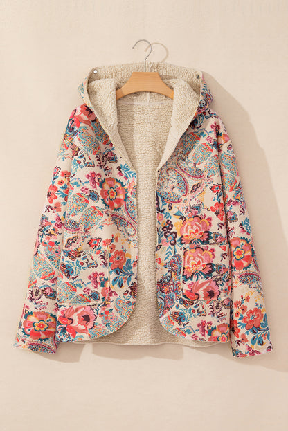Botanical Bliss Fleece-Lined Hoodie