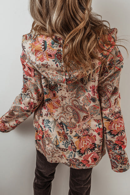 Botanical Bliss Fleece-Lined Hoodie