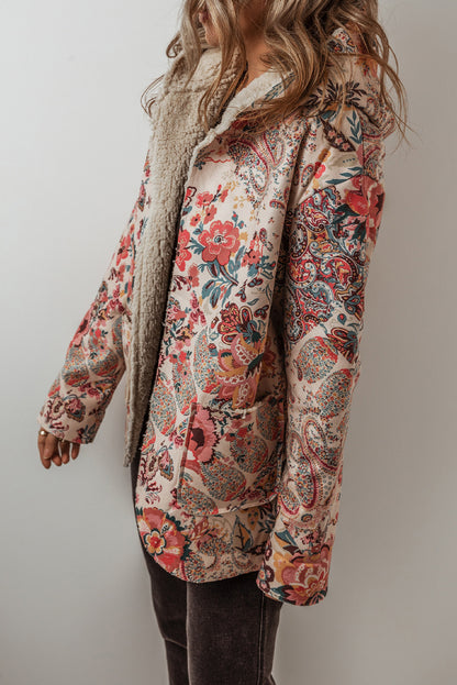 Botanical Bliss Fleece-Lined Hoodie