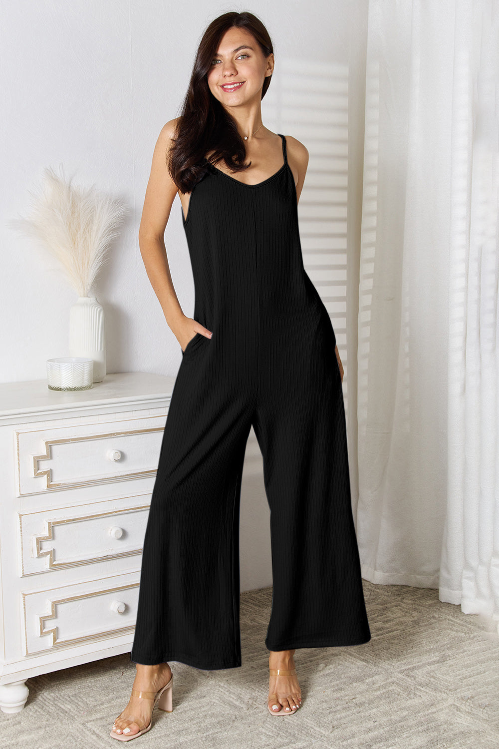 Cloud Nine V-Neck Jumpsuit