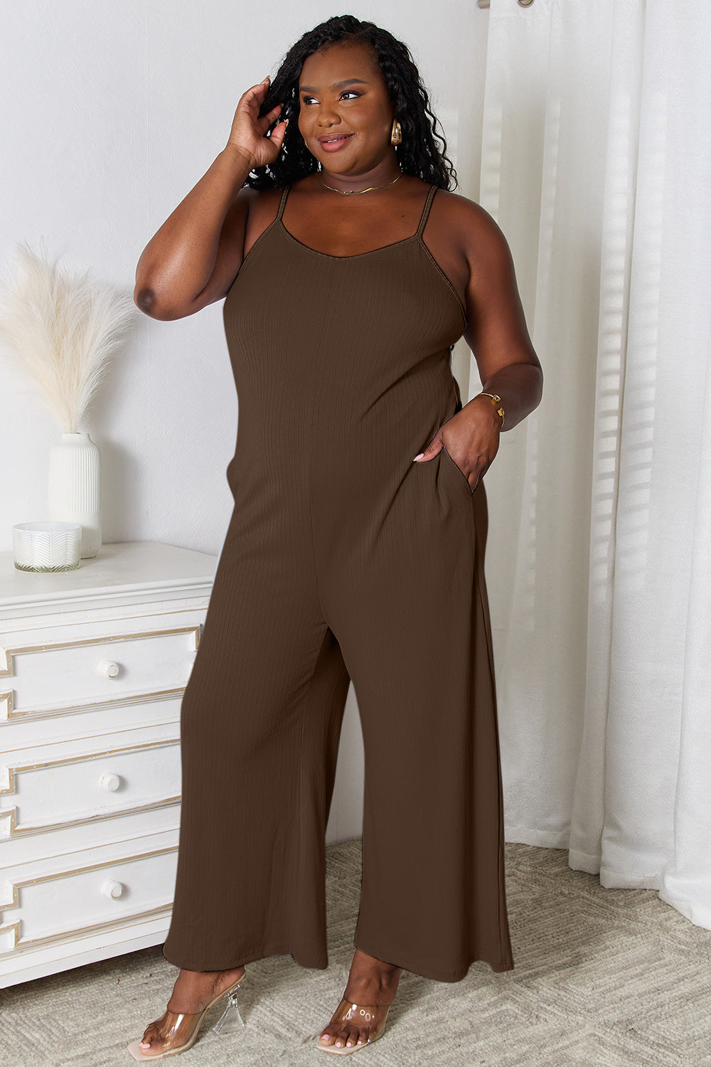 Cloud Nine V-Neck Jumpsuit