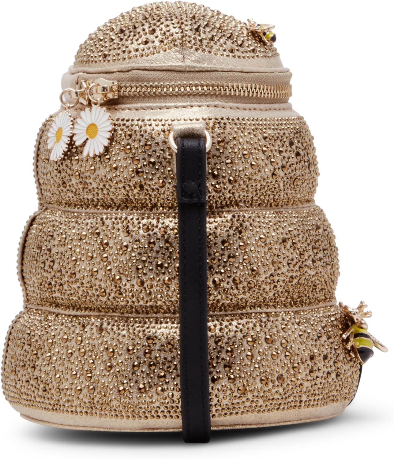 Betsey Johnson Queen Bee Crossbody, Yellow