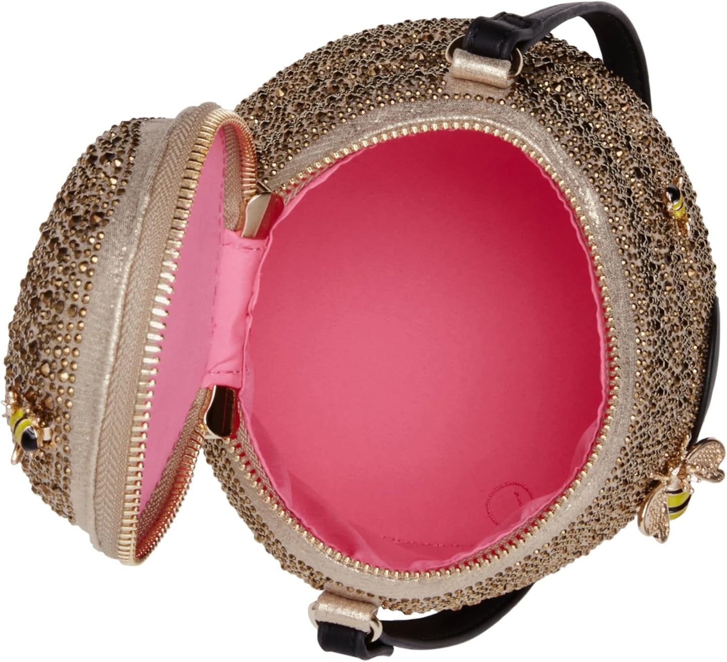 Betsey Johnson Queen Bee Crossbody, Yellow