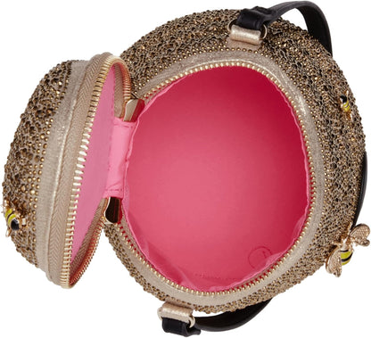 Betsey Johnson Queen Bee Crossbody, Yellow