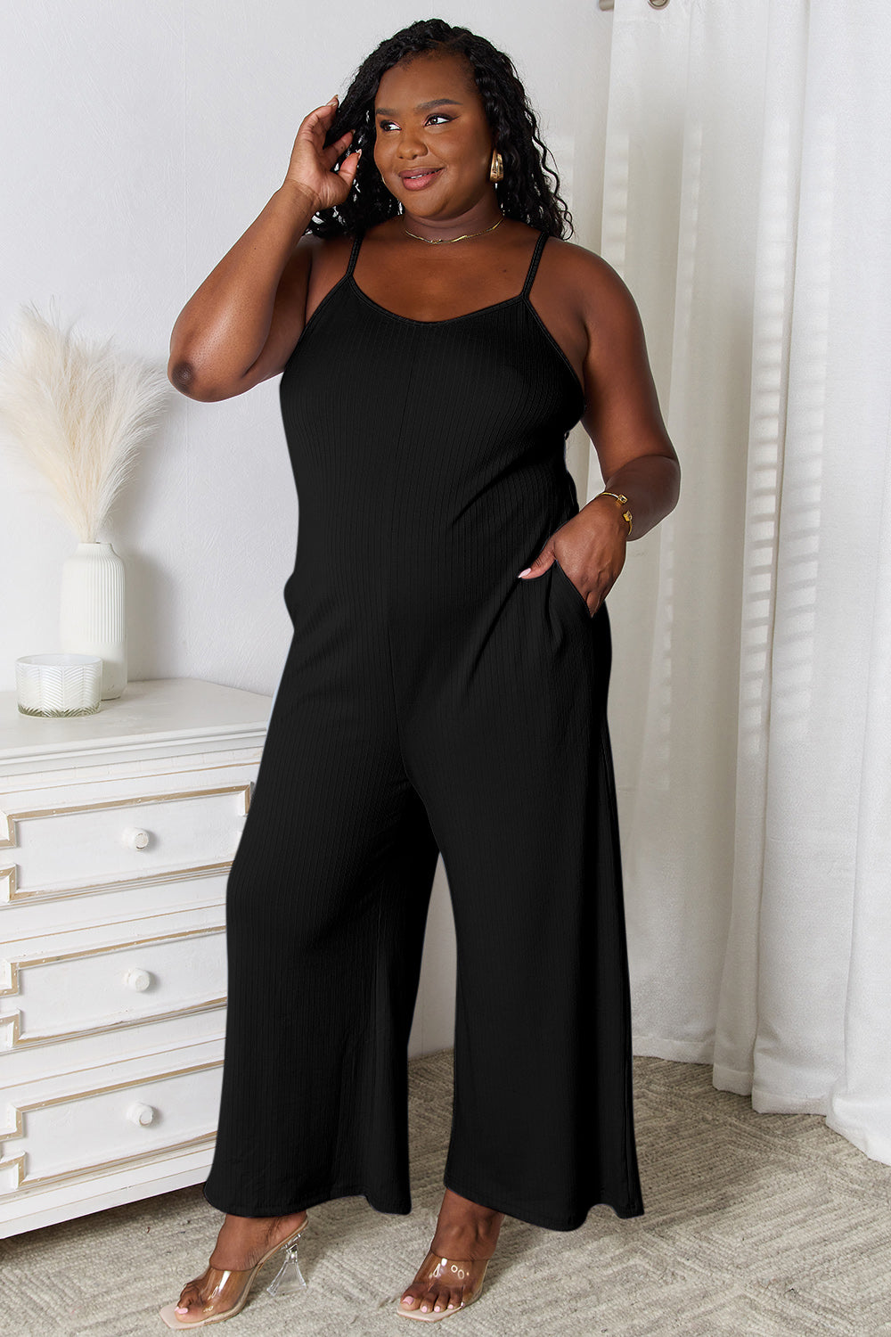 Cloud Nine V-Neck Jumpsuit