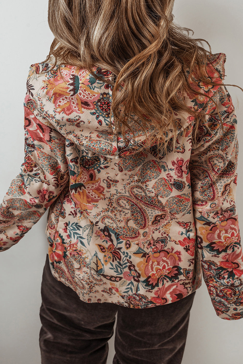 Botanical Bliss Fleece-Lined Hoodie