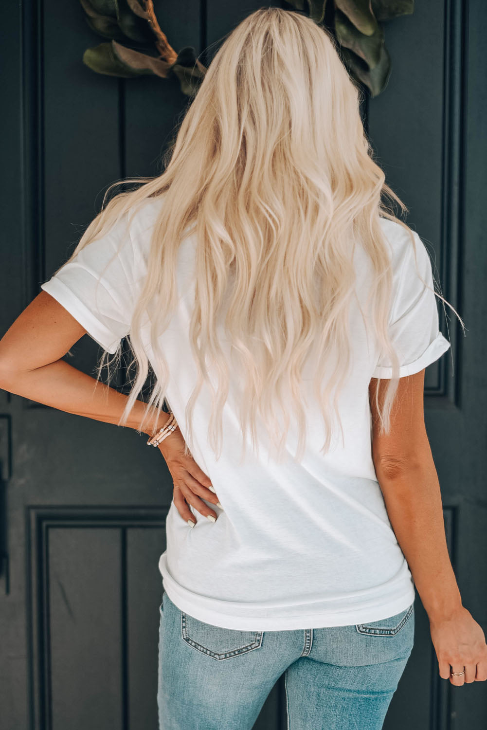 American Honey Cuffed Sleeve Tee